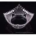 Moda Zhanggong cristal de pelo del bebé accesorios de rey de la corona redonda completa del desfile